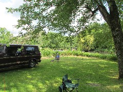 van; Ruth Bennett McDougal Dorrough; Sweet minihaha campground; Brodhead, WI